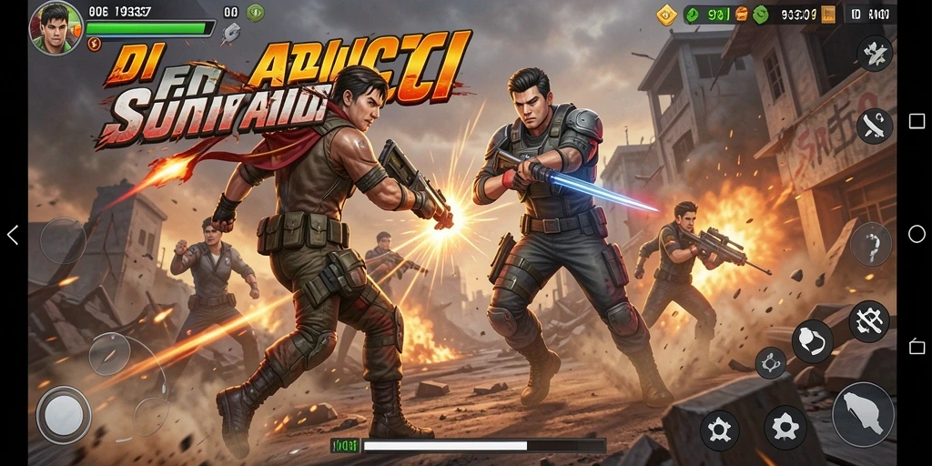 Tangkapan layar menunjukkan aksi seru dalam game 93337.