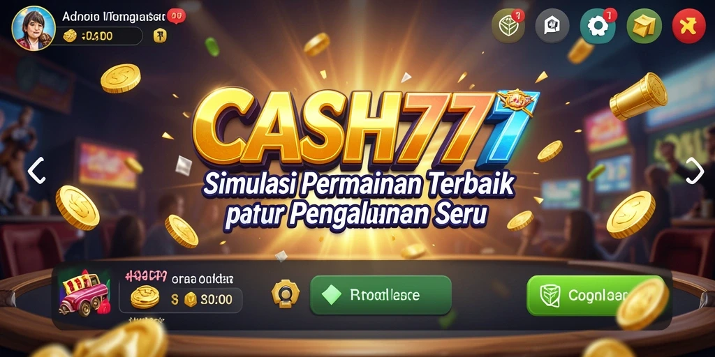 Tampilan gameplay <strong>CASH777</strong> yang menarik di dunia penuh warna.