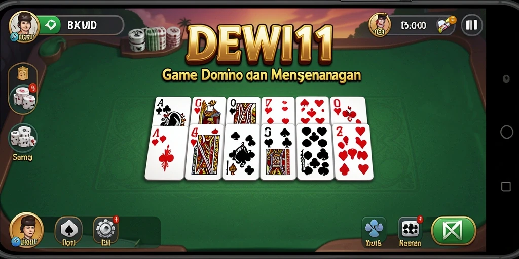 Tampilan utama gameplay DEWI11 dengan grafis menarik dan interaksi seru.