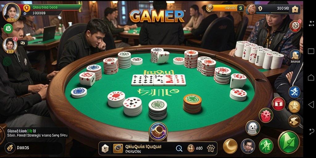 Gameplay QiuQiu yang seru dan interaktif di GAMERP.