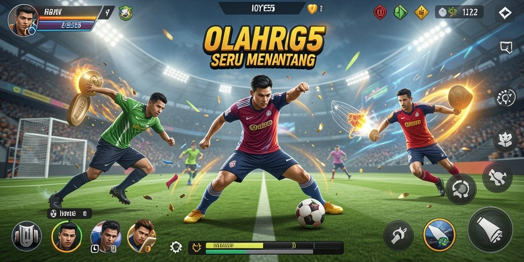 Tampilan menarik dari gameplay HOYE55 yang penuh aksi olahraga.