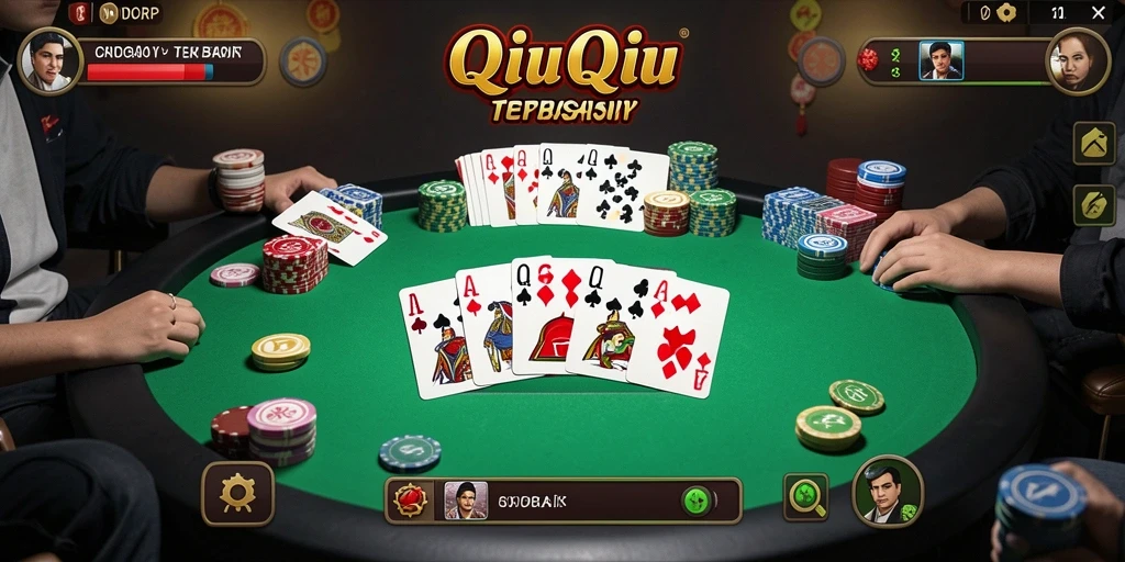 Tampilan gameplay seru QiuQiu di INDORP.