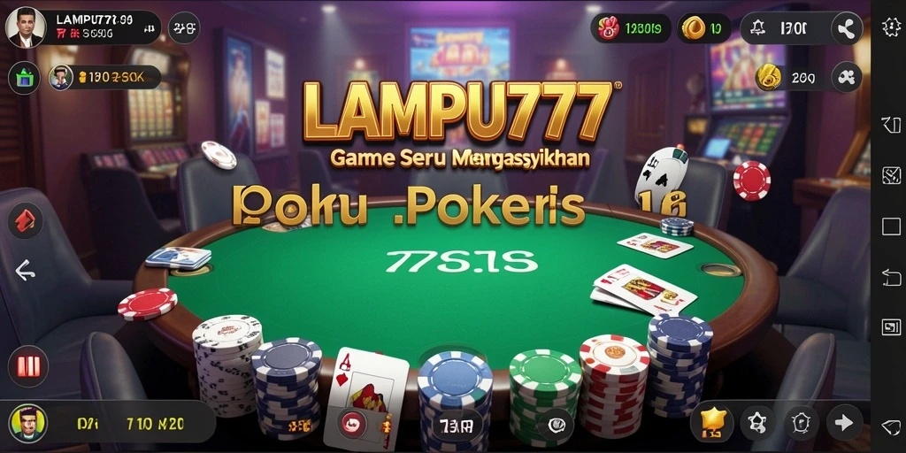 Gameplay seru LAMPU777 dengan grafis poker yang menawan.