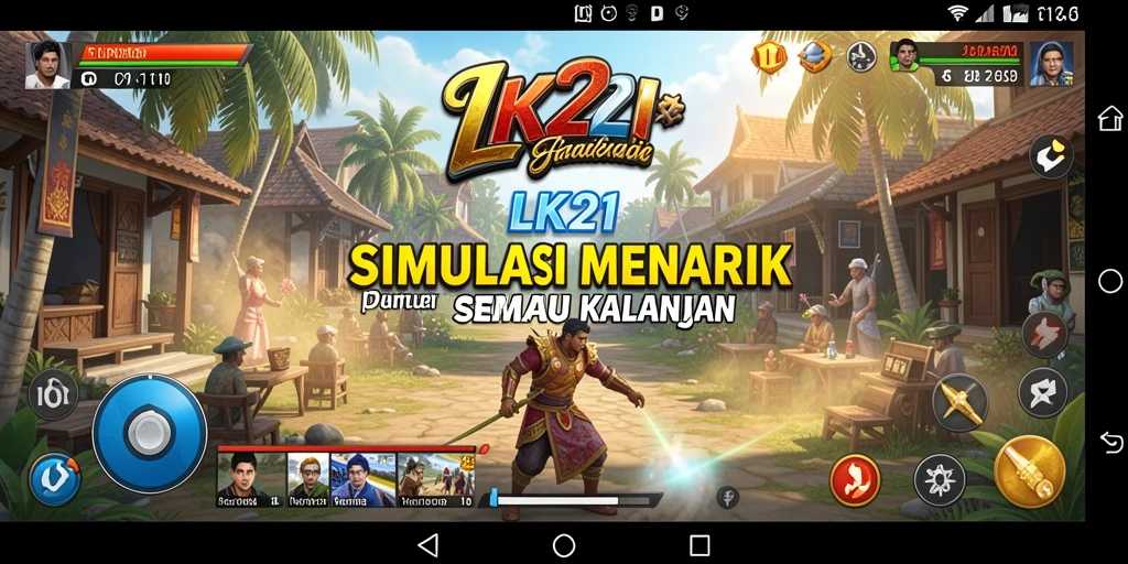 Tampilan gameplay LK21 yang menarik dan interaktif.