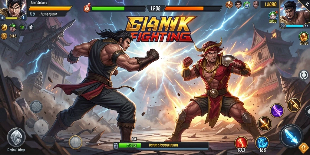 Tangkapan layar gameplay LPO88 menunjukkan aksi pertarungan yang mendebarkan.