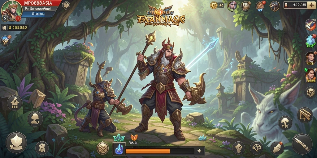 Screenshot MPO88ASIA menampilkan aksi pertempuran yang seru dan karakter ikonik.