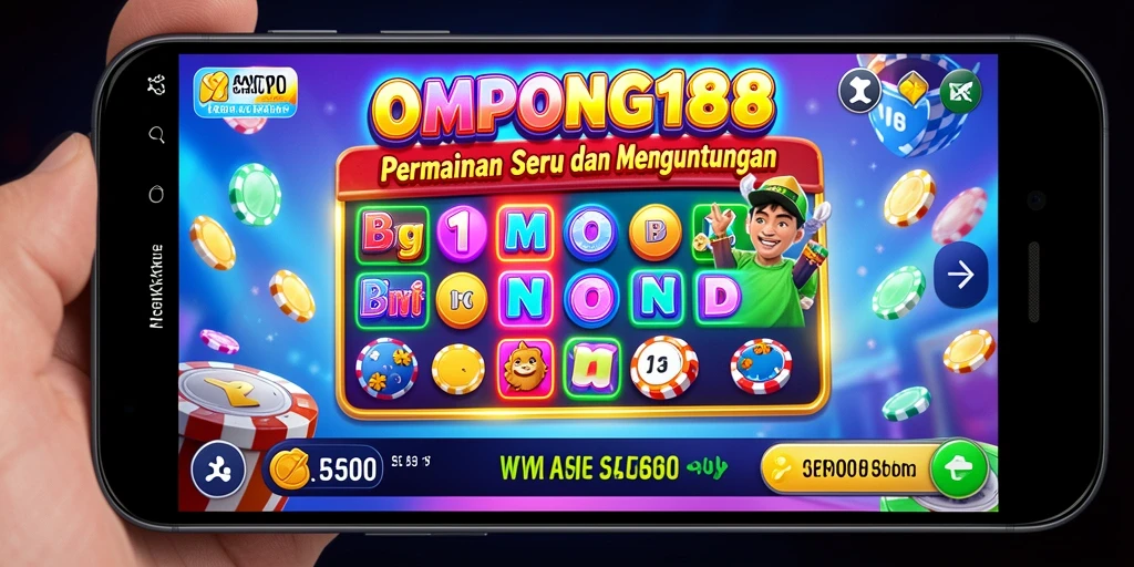 Tampilan gameplay seru dan menantang dari OMPONG188.