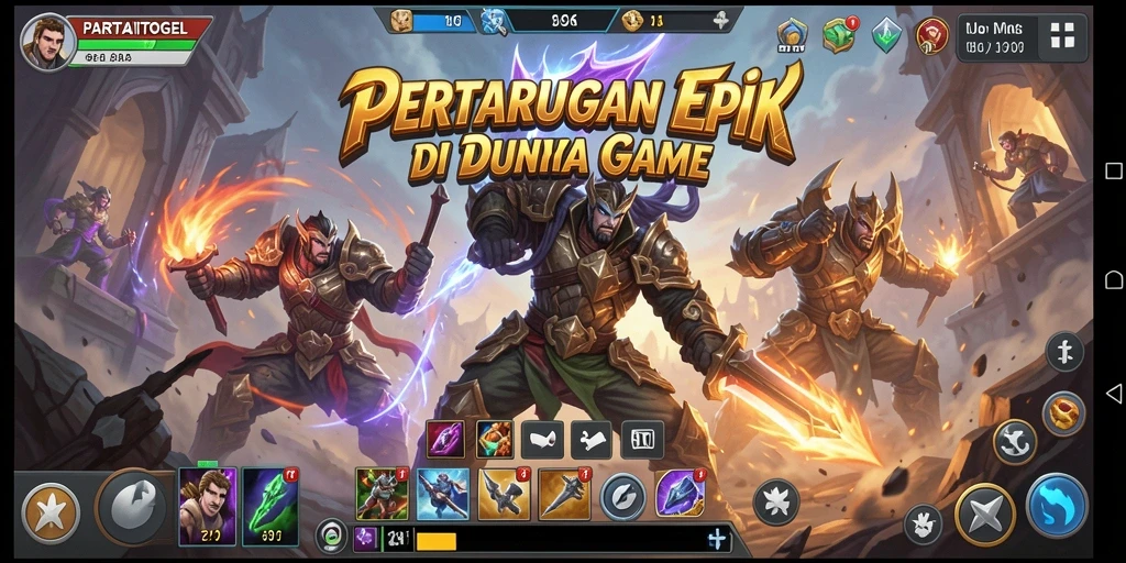 Tampilan aksi seru dalam permainan Fighting di PARTAITOGEL.