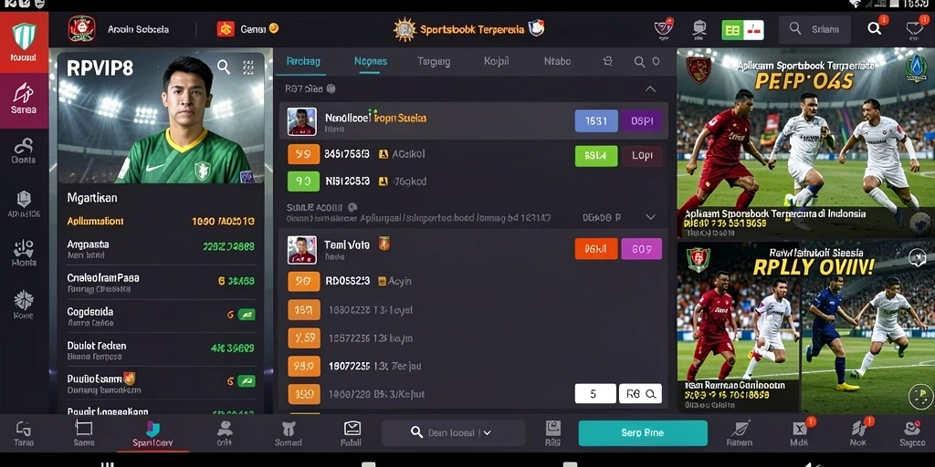 Tampilan screenshot RPVIP8 yang menunjukkan pengalaman taruhan olahraga yang menarik.