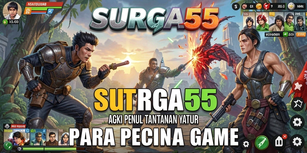 Tampilan mendebarkan dari aksi permainan SURGA55