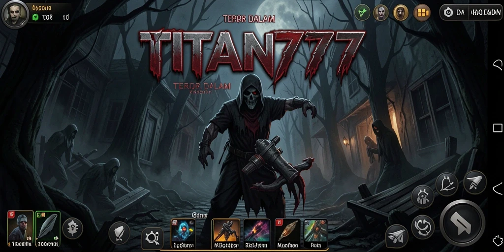 Screenshot gameplay TITAN777 yang berkisar pada suasana Horror yang menegangkan.