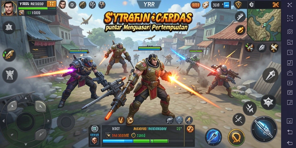 Gameplay YYRR menampilkan taktik pertempuran yang mendebarkan.